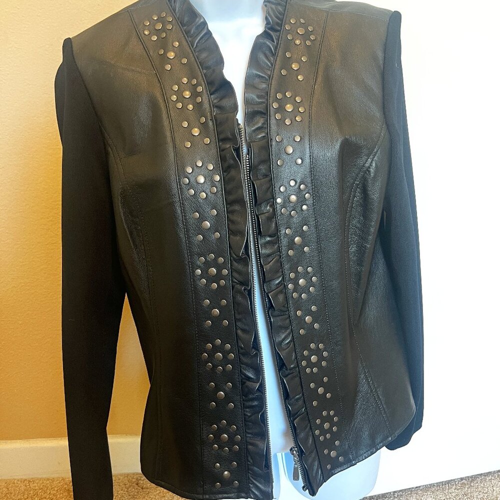 Western Glam Leather Jacket